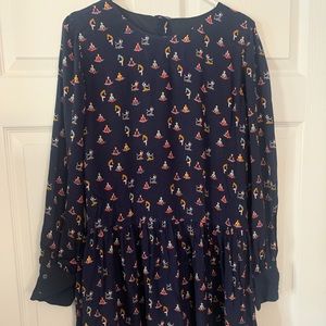 Zara drop waist dress with adorable details